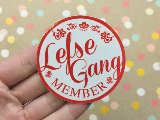 Lefse Gang Member 2.5 inch Sticker