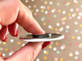 Round Button Magnet - Uffda MidMod Retro Style