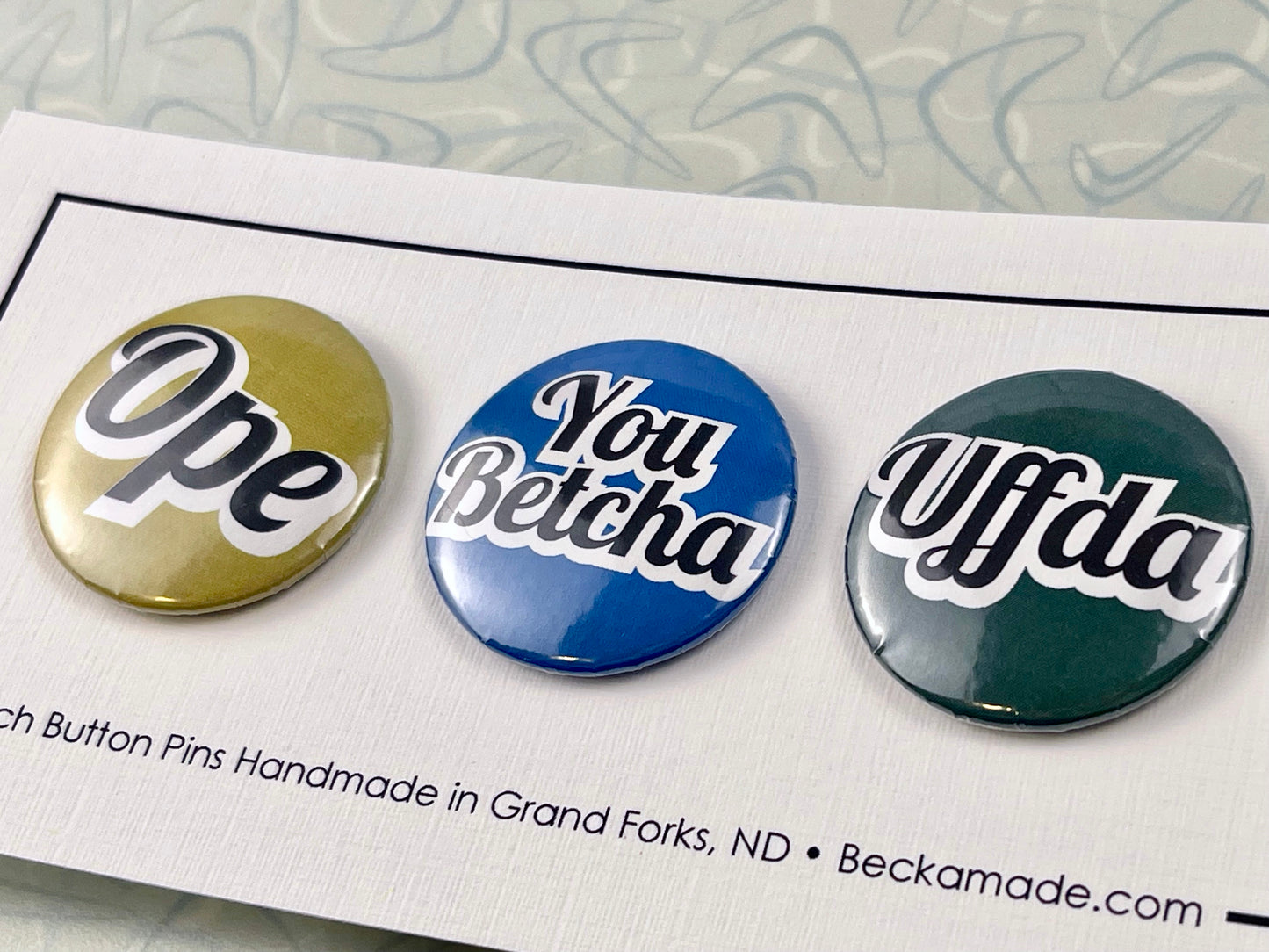 Pin Set - Retro Design Midwest Sayings