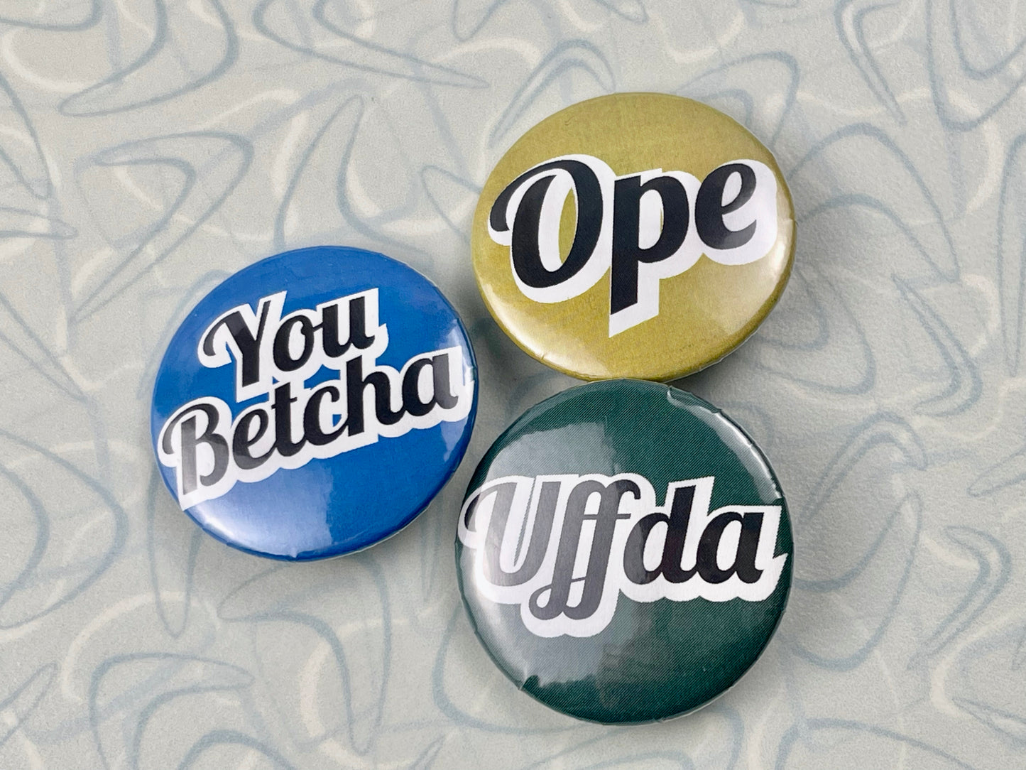 Pin Set - Retro Design Midwest Sayings