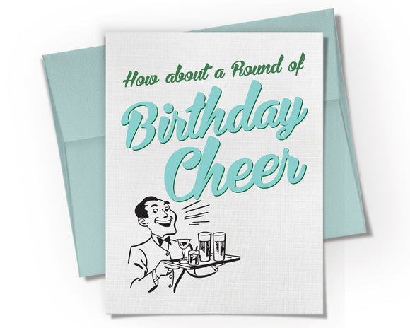 Card - How About A Round of Birthday Cheer