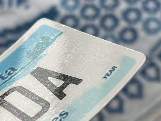 Custom Minnesota License Plate City Sticker