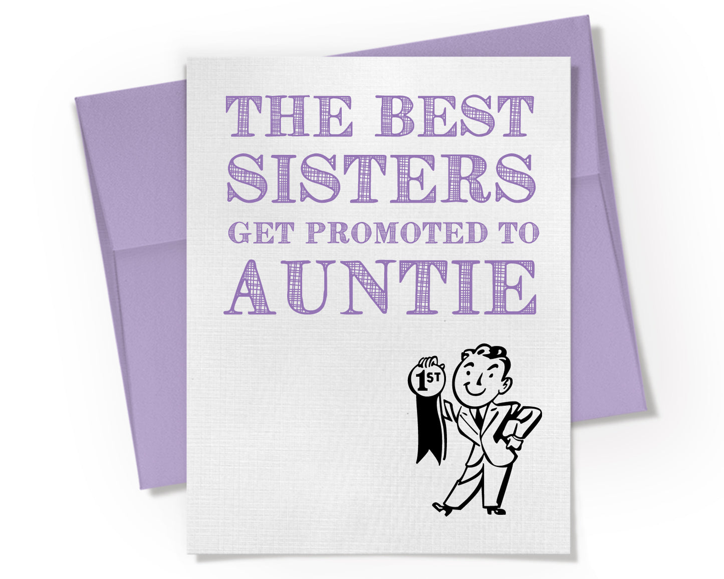 Card - The Best Sisters ger promoted to Auntie