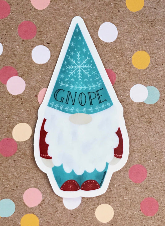 Gnope Gnome Sticker