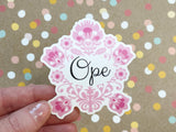Premium Sticker - Ope Floral Design