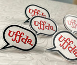 Acrylic Pin - Uffda Talk Bubble - Whoopise Mistakes Sale