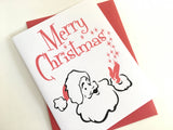Card - Merry Christmas Santa Claus Design
