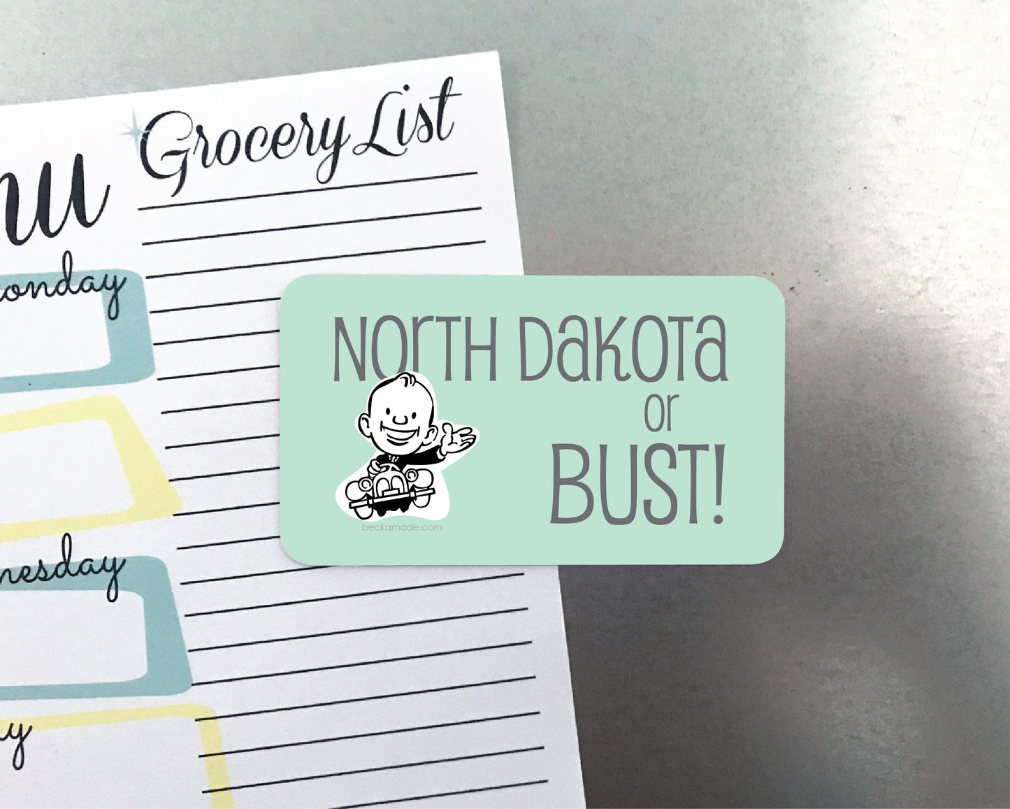 Magnet - North Dakota or Bust
