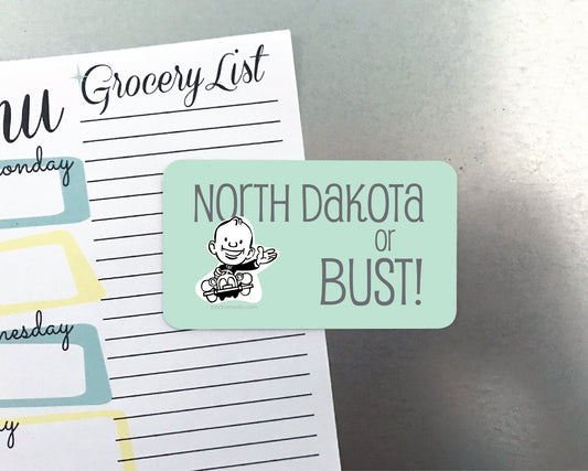 Magnet - North Dakota or Bust