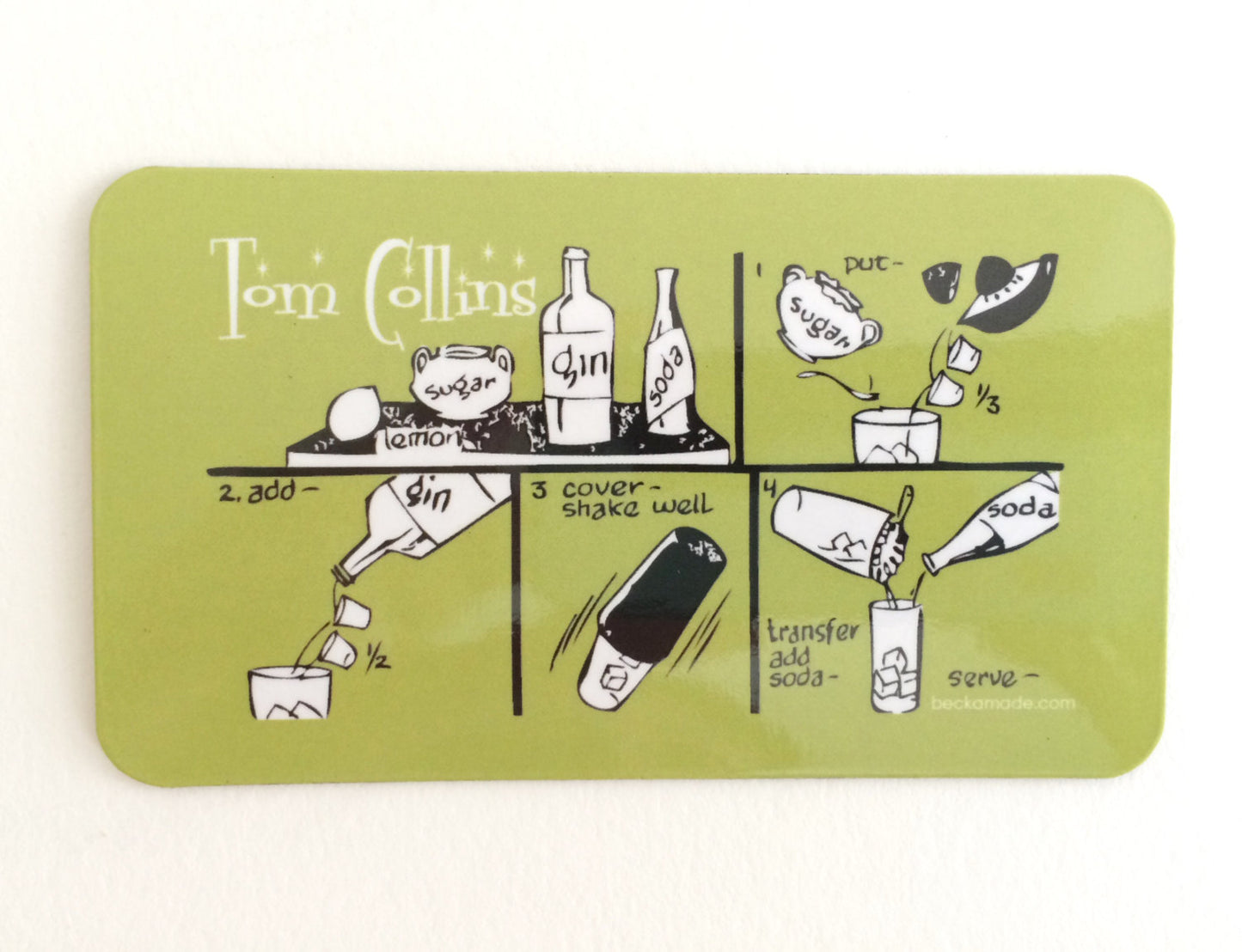 Magnet -Tom Collins Mixed Cocktail
