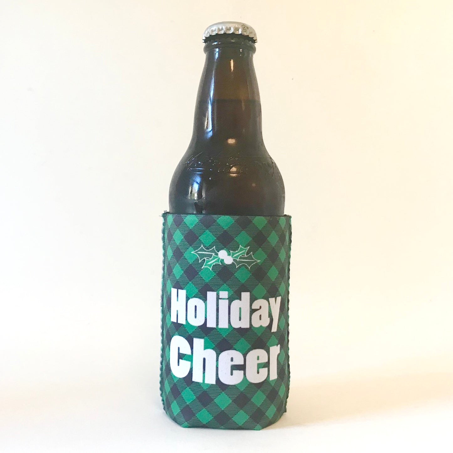Cozie - Holiday Cheer Green Plaid - Regular Can Size