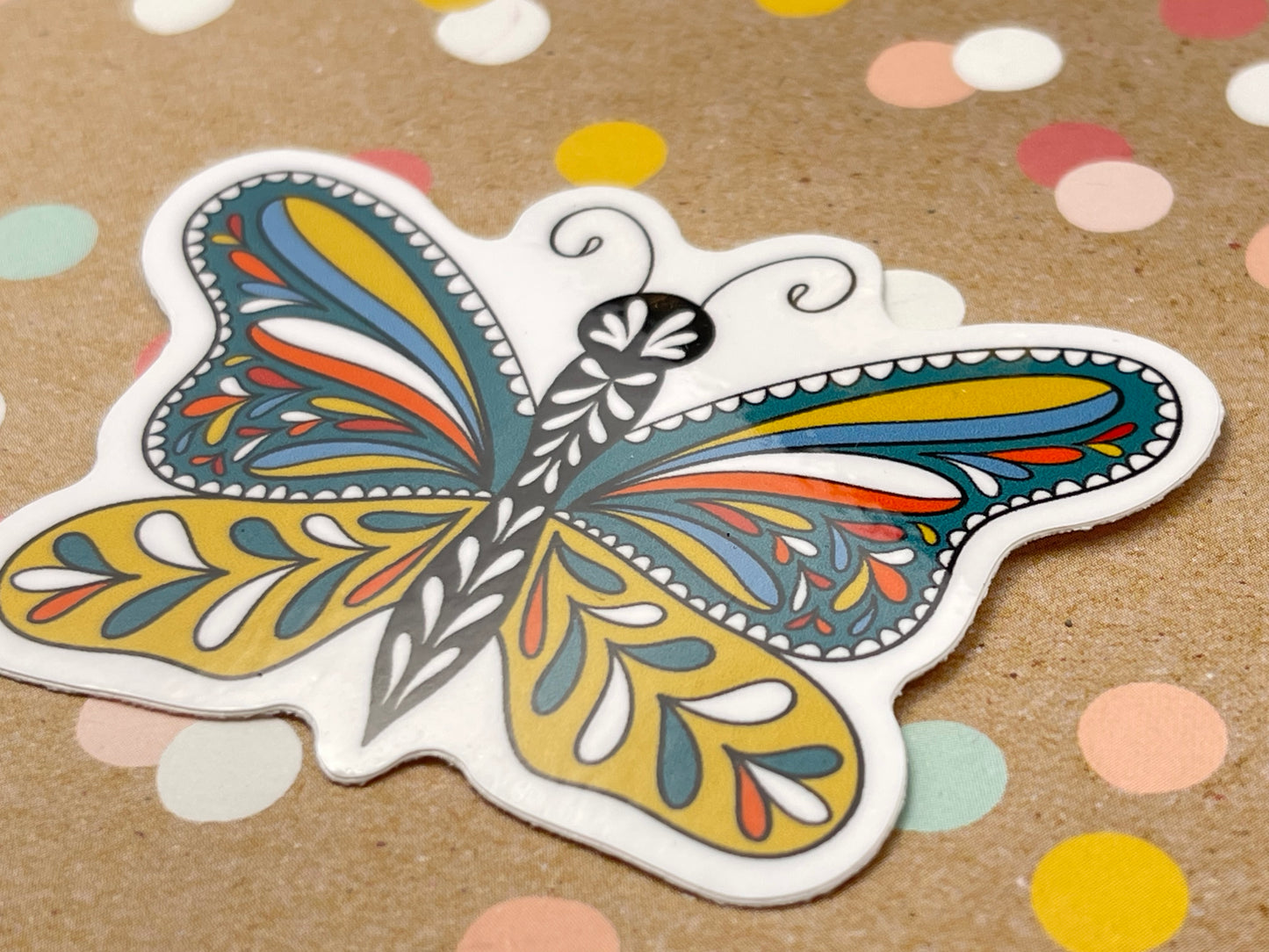 Autumn Butterfly Sticker