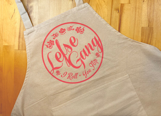 Lefse Gang Big Kid Size Apron