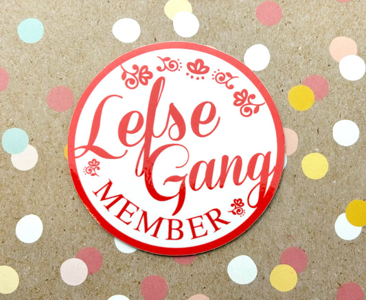 Lefse Gang Member 2.5 inch Sticker