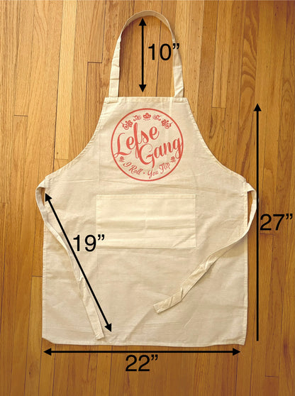 Lefse Gang Big Kid Size Apron
