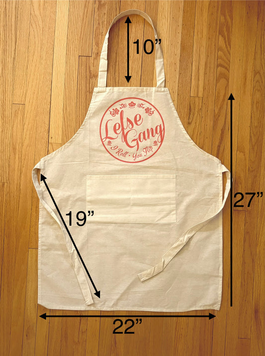 Lefse Gang Big Kid Size Apron