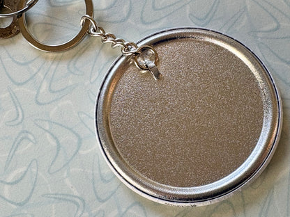 I Survived a Midwest 4 Way Stop Keychain - 2.25 Button Style