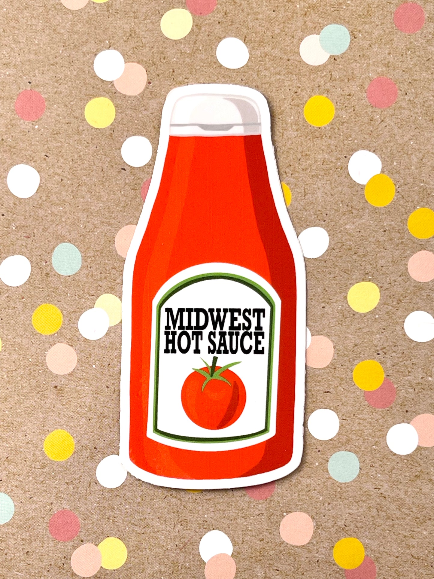 Large Midwest Hot Sauce Sticker