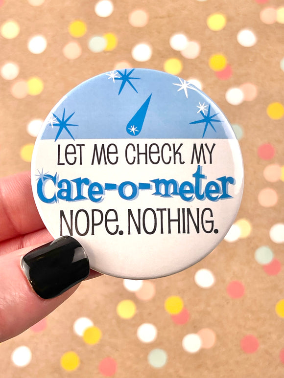 Round Button Magnet - Care-o-meter