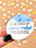 Round Button Magnet - Care-o-meter