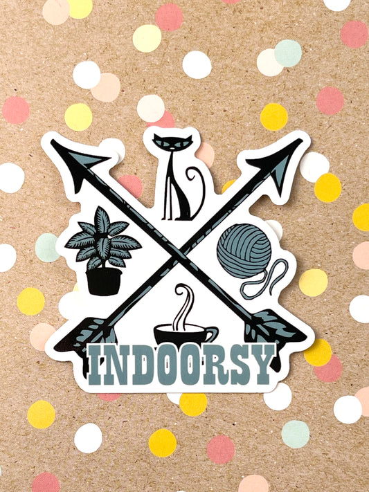 Indoorsy Sticker