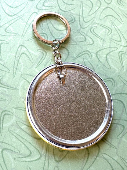 Drive Safe Watch for Deer Keychain - 2.25 Button Style