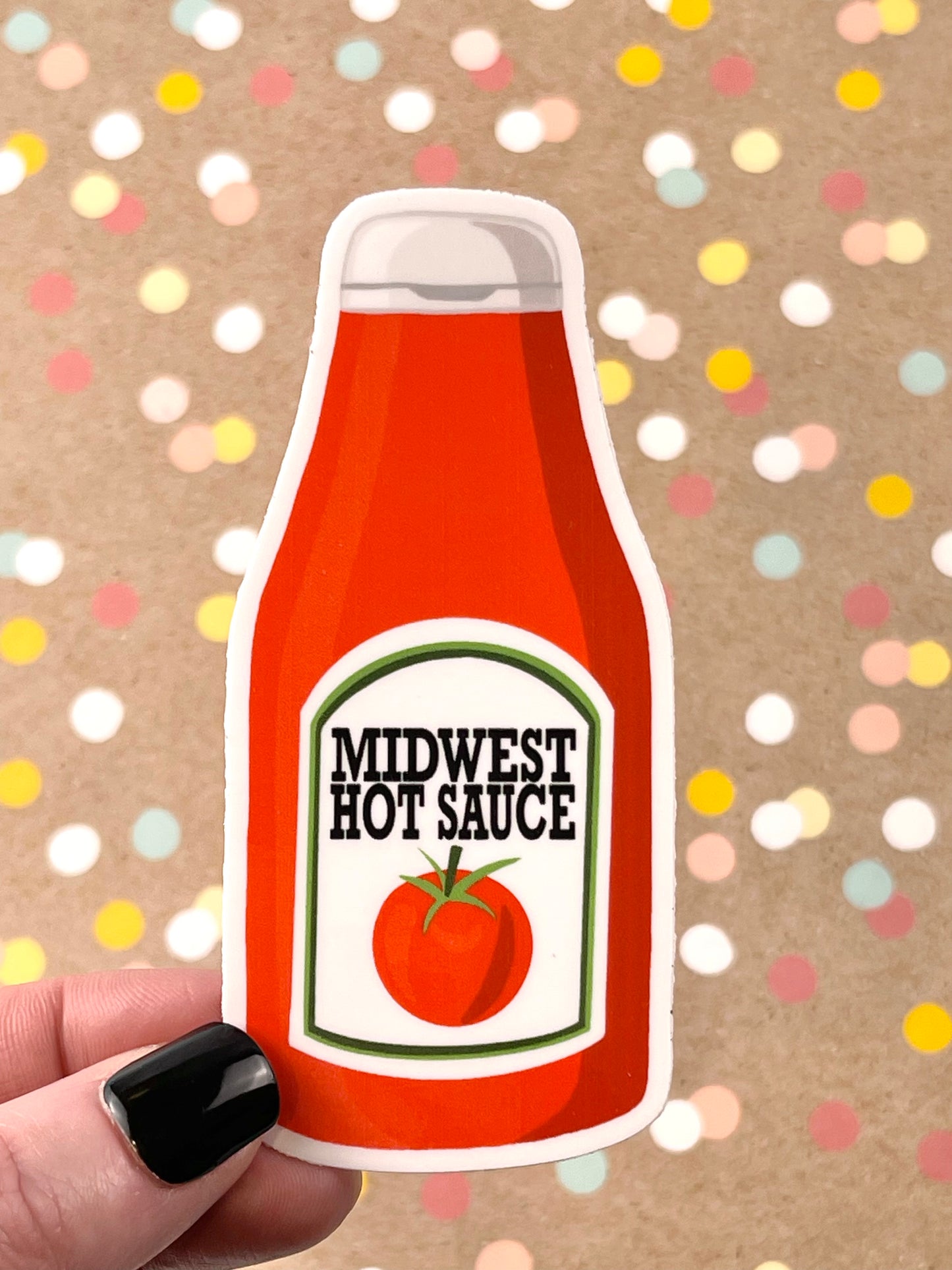 Large Midwest Hot Sauce Sticker