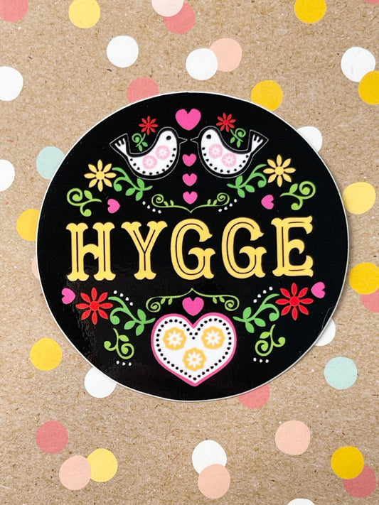 Round Hygge Sticker