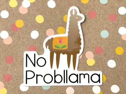 No ProbLlama Sticker