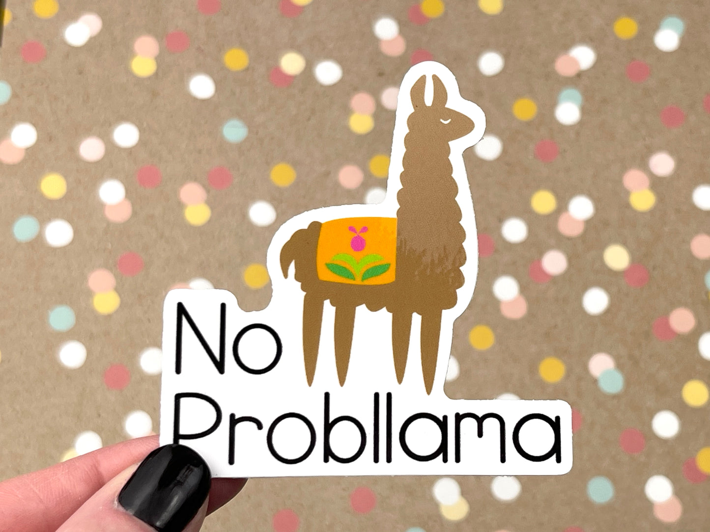 No ProbLlama Sticker