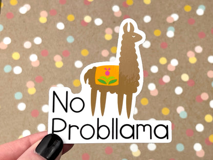 No ProbLlama Sticker