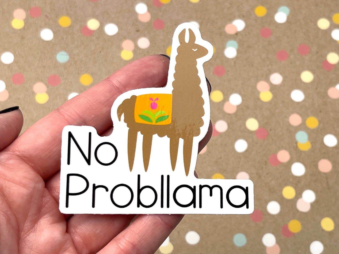 No ProbLlama Sticker