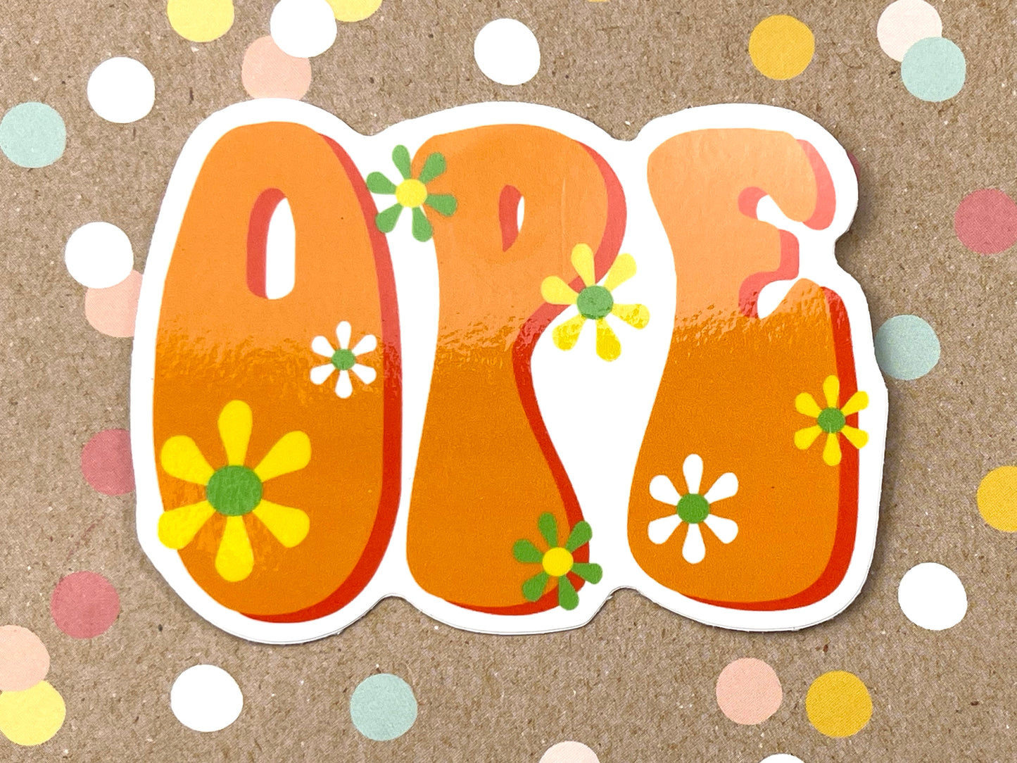 Ope Hippie Sticker