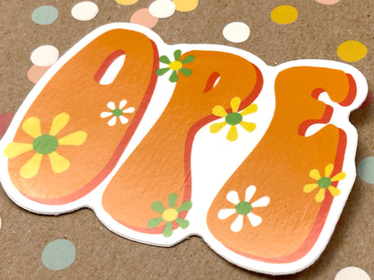 Ope Hippie Sticker