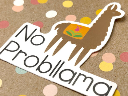 No ProbLlama Sticker