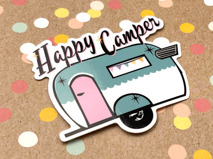 Happy Camper Sticker