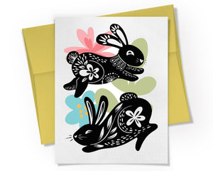 Card -  Joyful Bunnies
