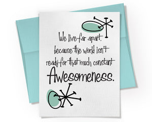 Card - Constant Awesomeness Card