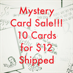Mystery Pack of 10 Greeting Cards