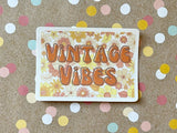 Premium Sticker - Vintage Vibes - Flower Mid Mod