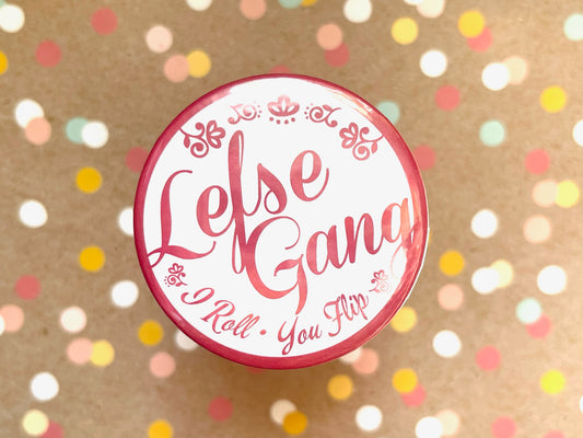 Round Button Magnet - Lefse Gang