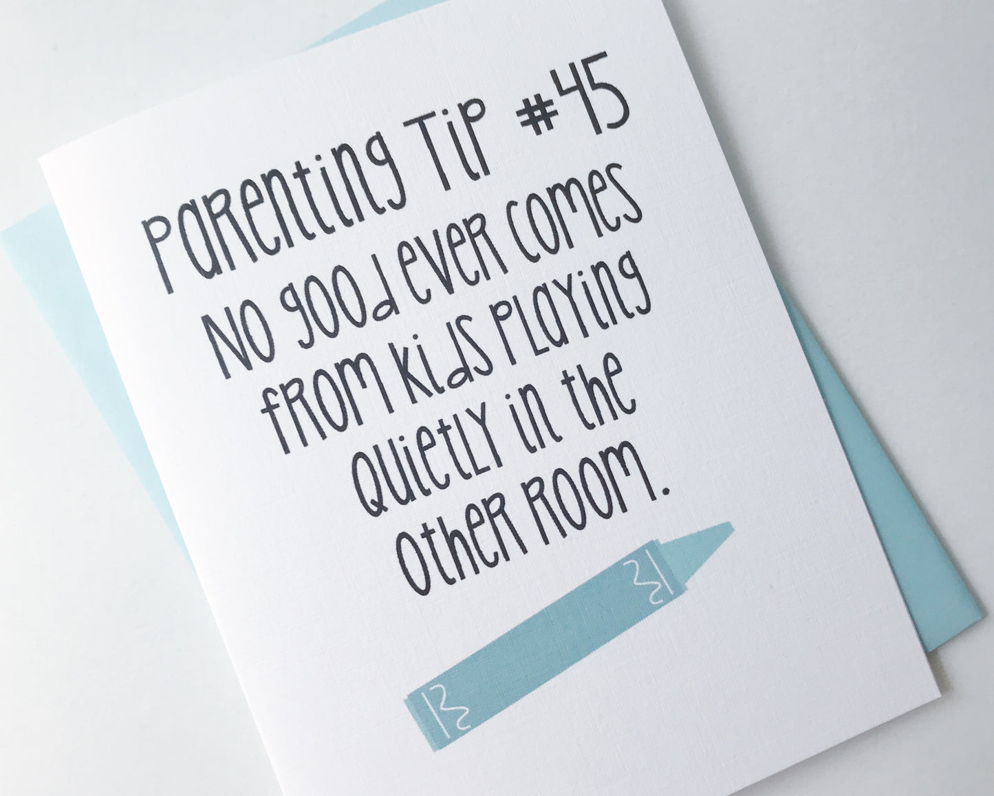 Card - Parenting Tip #45 Playing Quietly