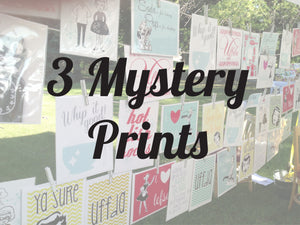 Prints - 3 Mystery Prints