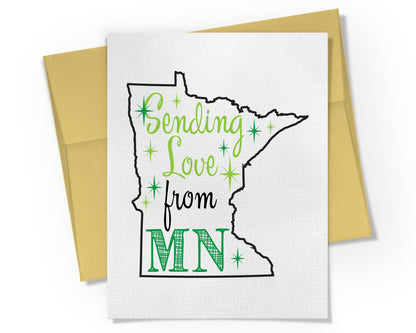 Card - Sending Love from Your State