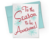 Card - Tis the Season to be Awesome