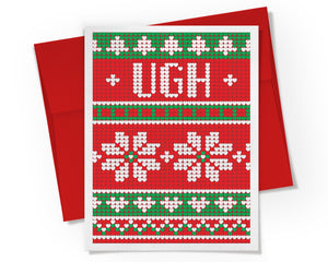 Card - Ugh Ugly Christmas Sweater