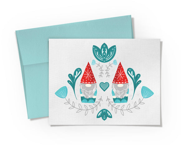 Card - Winter Gnomes