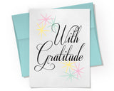 Card - With Gratitude