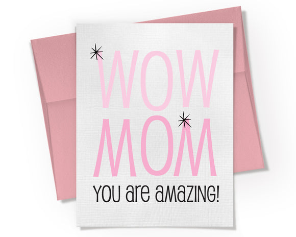 Card - Wow Mom