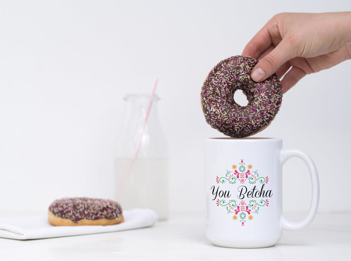 Mug - Scandi Floral You Betcha